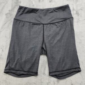 Brooklyn Cloth Bike Shorts Womens M Gray High Waist Workout Gym Cycling Running